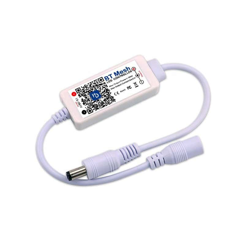 Bluetooth Dimmer Controller for Single Color LED Strip Tape