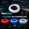 FlexGlow red, blue and white lighting
