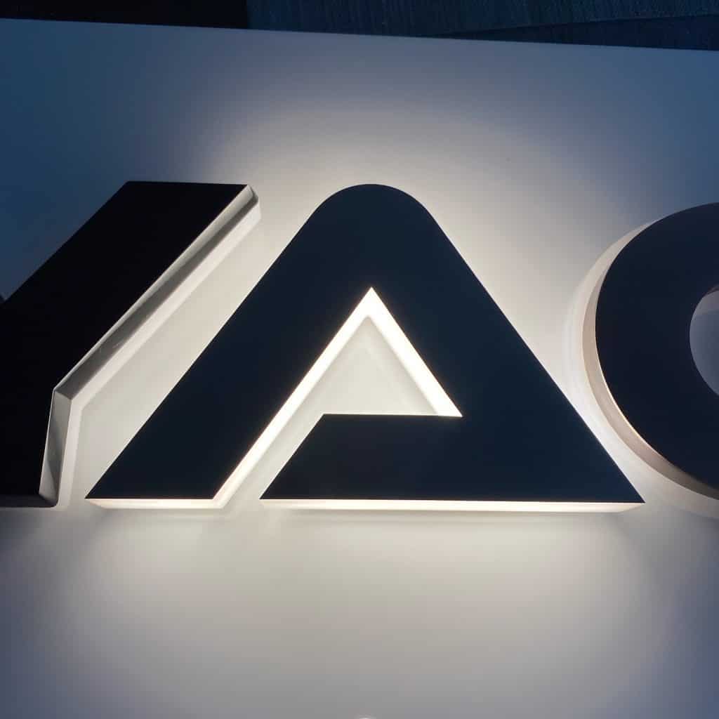 A yacht letter detail